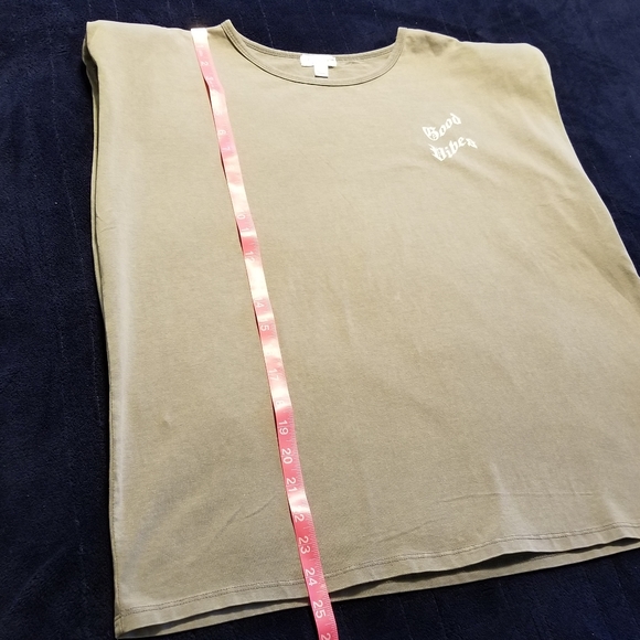 Orange Kiss Women's Good Vibes Short Sleeve Tee Shirt - Picture 6 of 6